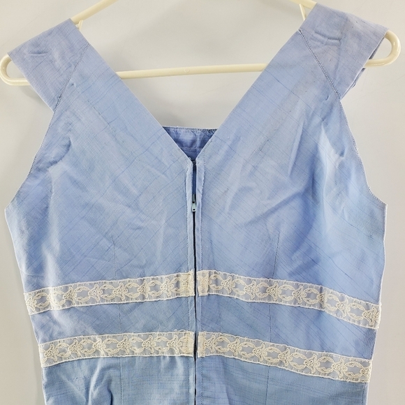 Vintage handmade light blue onesie - Picture 5 of 16